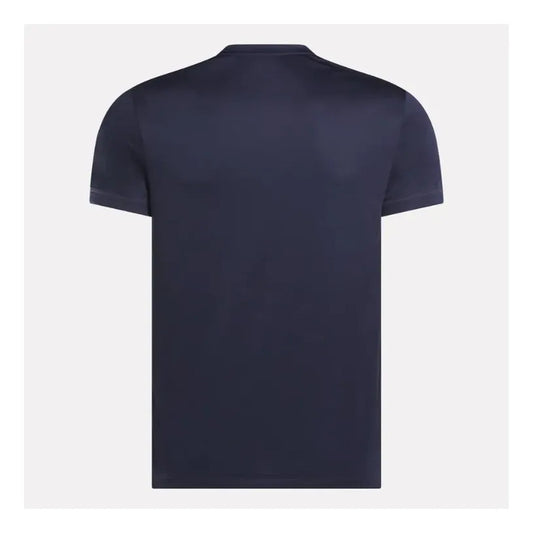 Polera Reebok Hombre Train Melange Tech Tee Azul