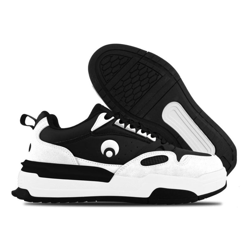 Zapatillas Osiris Hombre Modelo Bar Blanco Negro