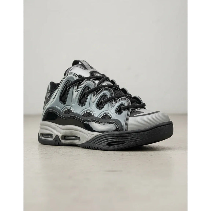 Zapatillas Osiris Hombre D3 2001 Silver Black Holo
