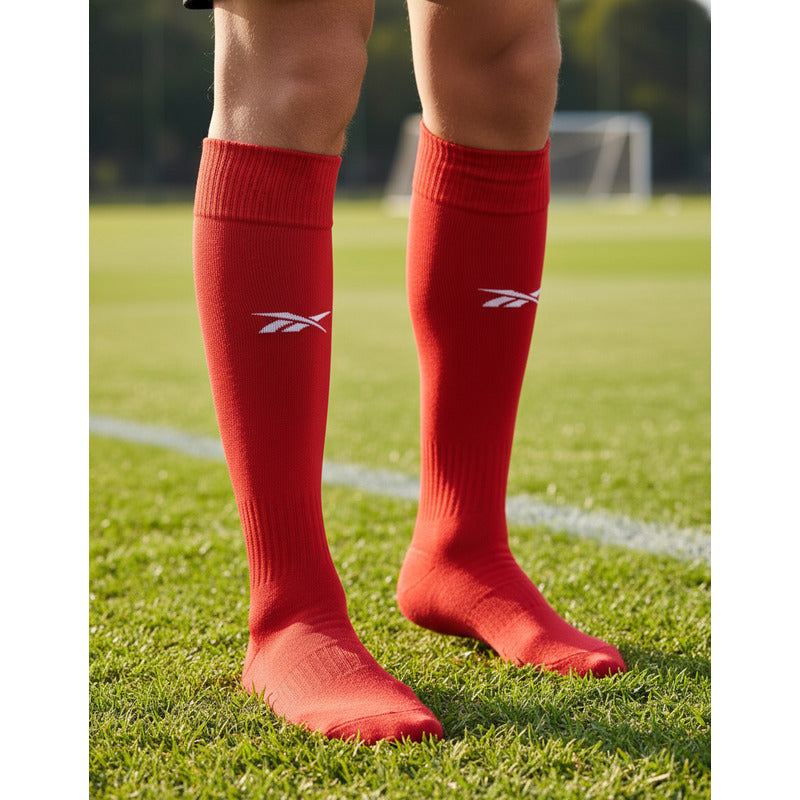 Calcetin Reebok Football Unisex Tech Sock Rojo