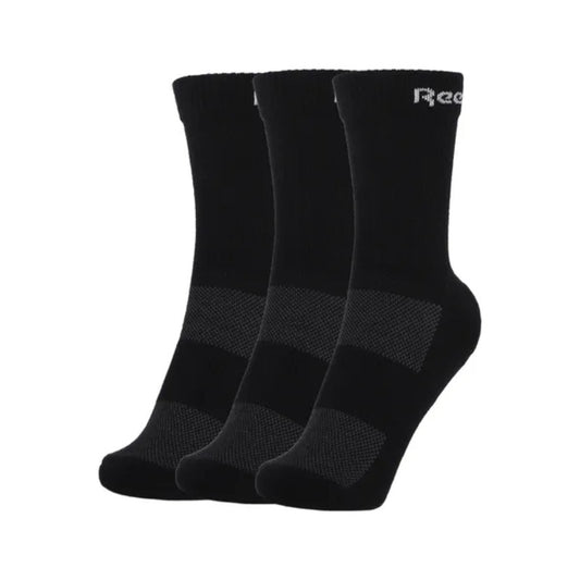 Calcetines Reebok Unisex Mid Crew Sock 3p Negro