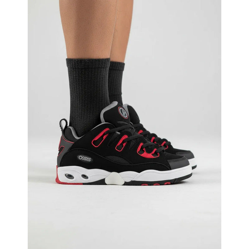 Zapatillas Osiris Hombre D3.e M Black Charcoal Red