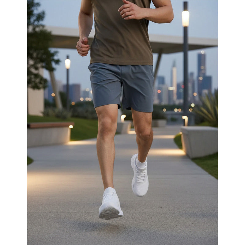 Short Reebok Hombre Id Train Knit Gris