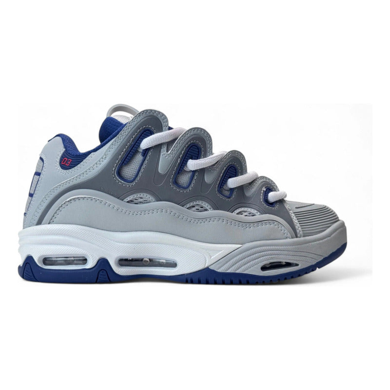 Zapatillas Osiris Hombre Modelo D3 2001 Grey/navy/white