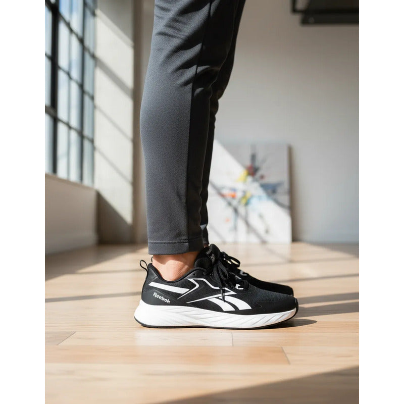 Zapatillas Reebok Hombre Modelo Verse Negro Blanco Rojo
