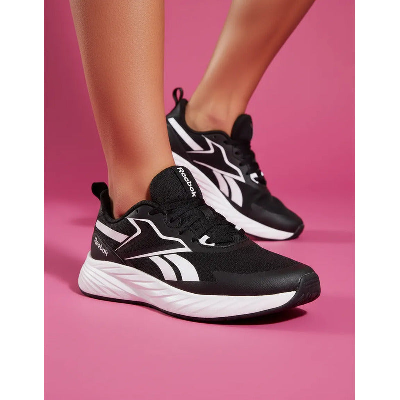 Zapatillas Reebok Hombre Modelo Verse Negro Blanco Rojo