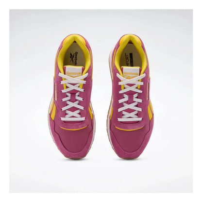 Zapatillas Reebok Mujer Modelo Glide Rosado - Amarillo