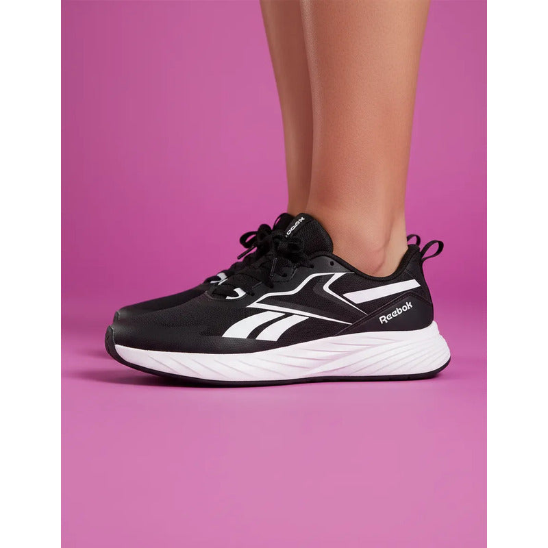 Zapatillas Reebok Hombre Modelo Verse Negro Blanco Rojo