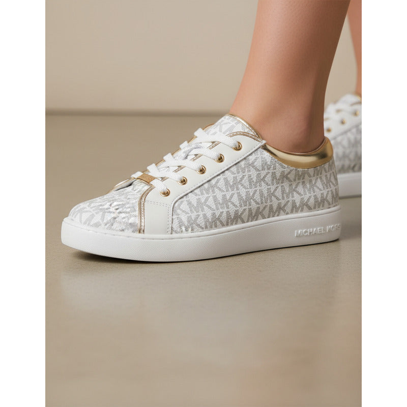 Zapatillas Michael Kors Mujer Jem Ralley Vanilla