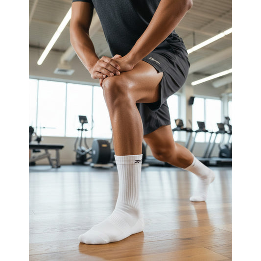 Calcetines Reebok Unisex Mid Crew Sock 3p Blanco