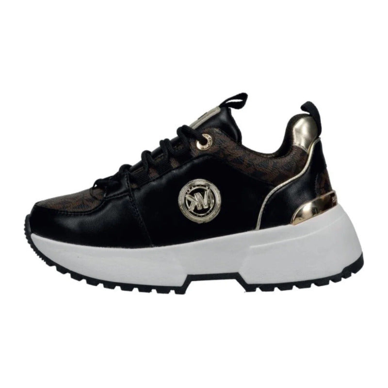 Zapatillas Michael Kors Mujer Cosmo Logo Negro