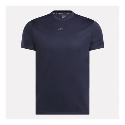 Polera Reebok Hombre Train Melange Tech Tee Azul