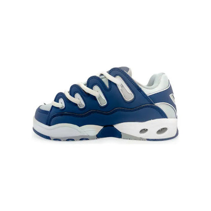 Zapatillas Osiris D3.og Para Hombre - Ancho Estándar Azul/gris/blanco Lisa 8 Us