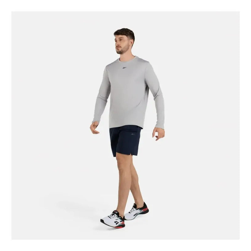 Polera Deportiva Reebok Id Train Ls Tech Para Hombre