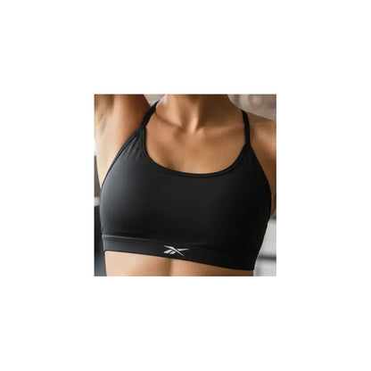 Peto Deportivo Mujer Reebok Core Strappy Bra Negro