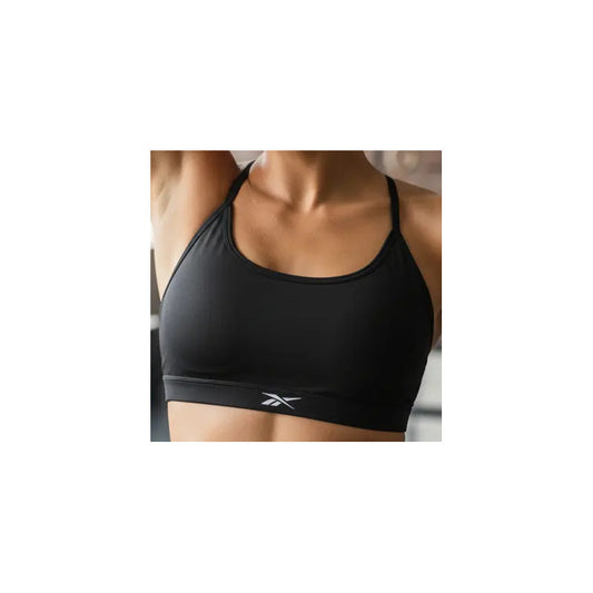 Peto Deportivo Mujer Reebok Core Strappy Bra Negro
