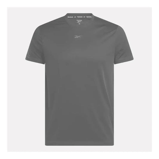 Polera Reebok Hombre Train Ss Tech Tee Gris