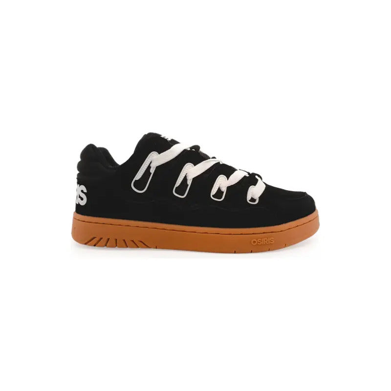 Zapatillas Osiris D3.s Para Hombre, Ancho Estándar Negro Blanco Cafe Lisa 8 Us
