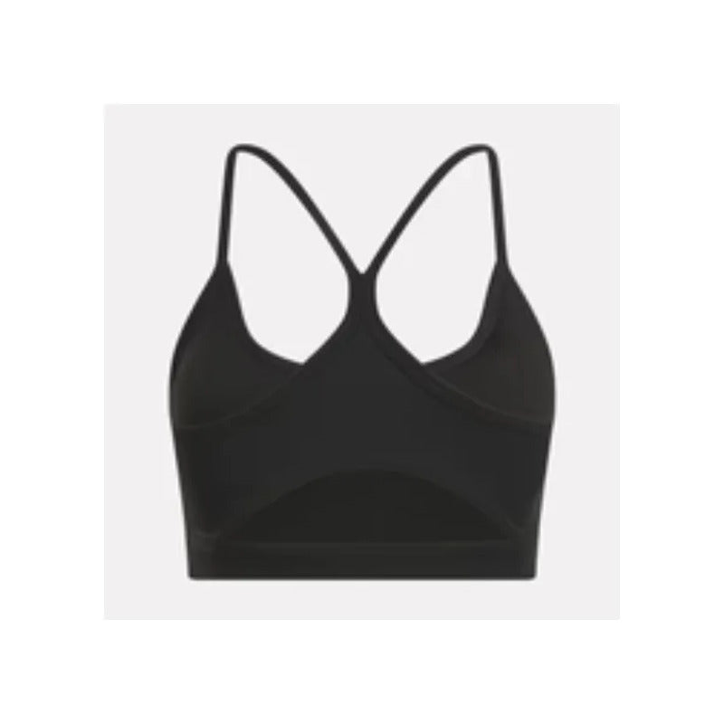 Peto Deportivo Mujer Reebok Core Strappy Bra Negro