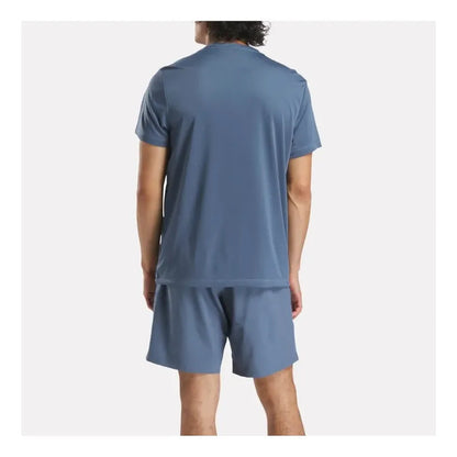 Polera Reebok Hombre Train Melange Tech Tee Gris