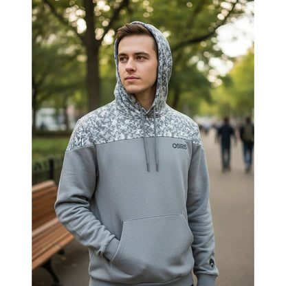 Poleron Osiris Para Hombre Modelo Butterfly Gris