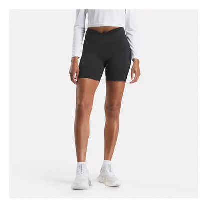 Calza Mujer Reebok Train High Rise Bike Short Negro