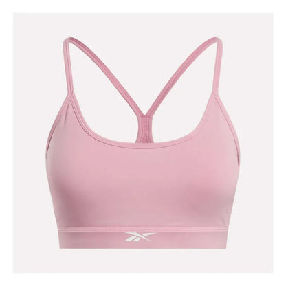 Peto Deportivo Mujer Reebok Core Strappy Bra Rosado