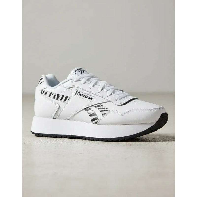 Zapatillas Reebok Mujer Modelo Glide Ripple Double Blanca