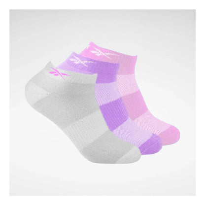 Calcetines Reebok Unisex Te Low Cut Sock 3p Blanco/Rosa/Lila