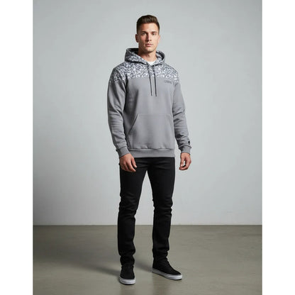 Poleron Osiris Para Hombre Modelo Butterfly Gris