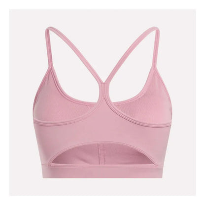 Peto Deportivo Mujer Reebok Core Strappy Bra Rosado