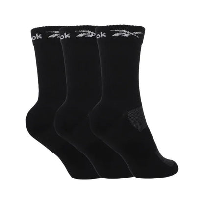Calcetines Reebok Unisex Mid Crew Sock 3p Negro