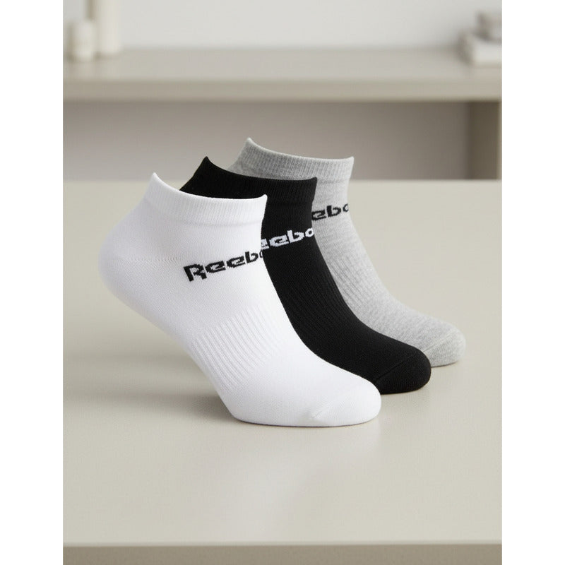 Calcetines Reebok Unisex Core Inside Sock 6p Tricolor Blanco - Negro - Gris