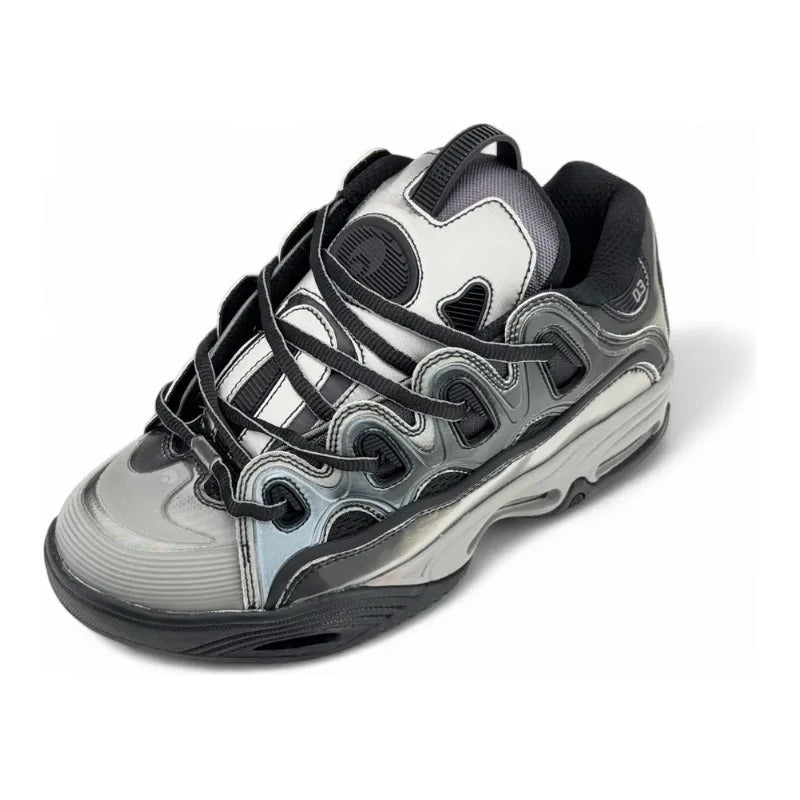 Zapatillas Osiris Hombre D3 2001 Silver Black Holo