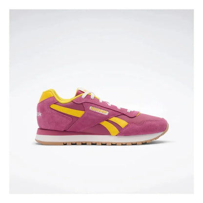 Zapatillas Reebok Mujer Modelo Glide Rosado - Amarillo