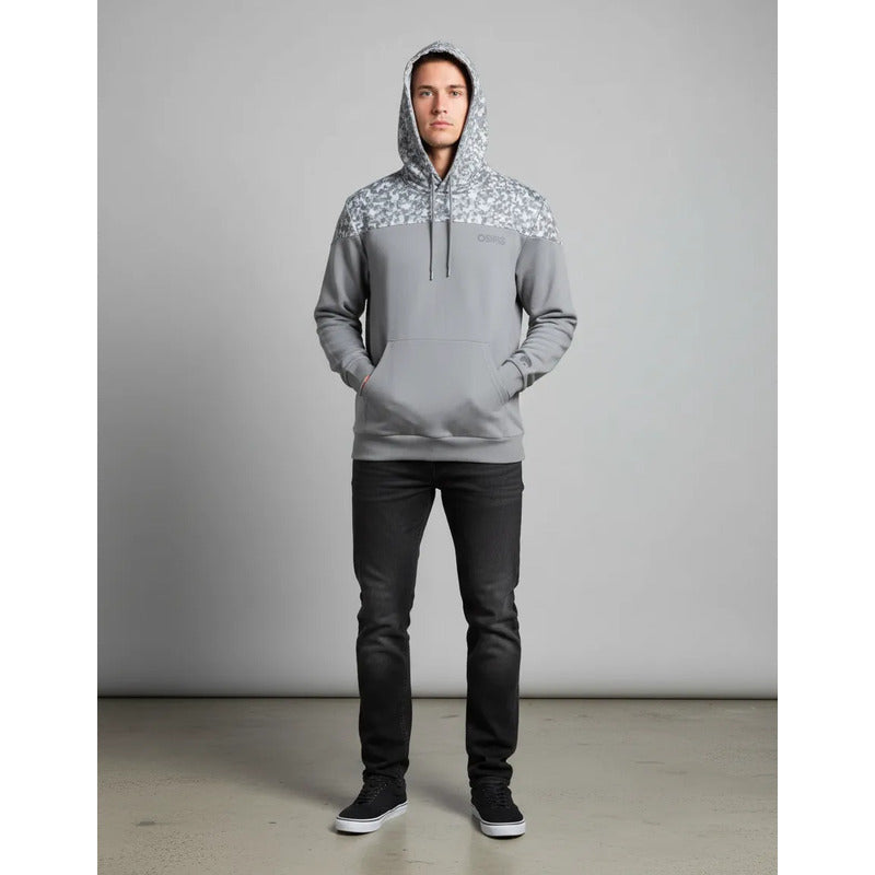 Poleron Osiris Hombre Butterfly Gris