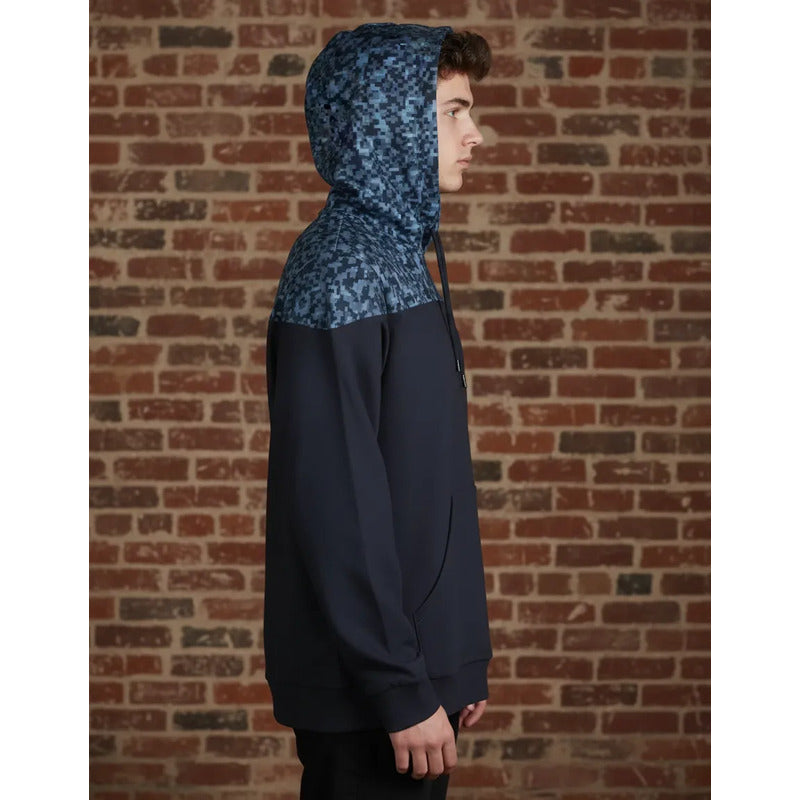 Poleron Osiris Hombre Hoodie Azul