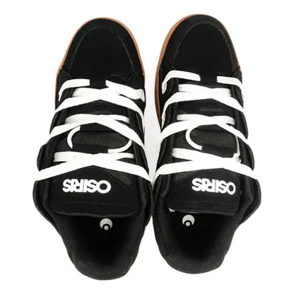 Zapatillas Osiris D3.s Para Hombre, Ancho Estándar Negro Blanco Cafe Lisa 8 Us