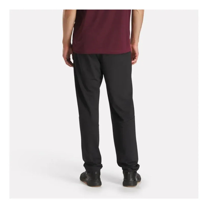 Pantalon Buzo Deportivo Hombre Reebok Id Train Knit Negro