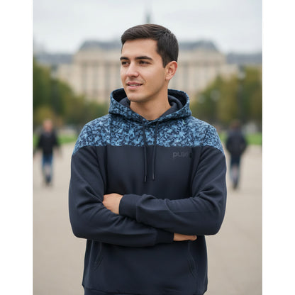 Poleron Osiris Hombre Hoodie Azul