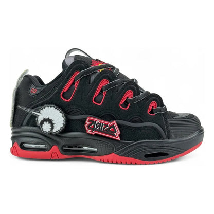 Zapatillas Osiris Hombre D3 2001 Black Red Velcro