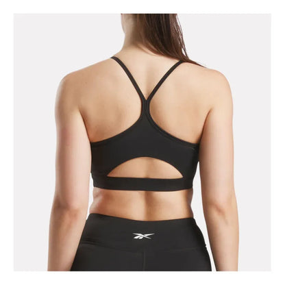 Peto Deportivo Mujer Reebok Core Strappy Bra Negro