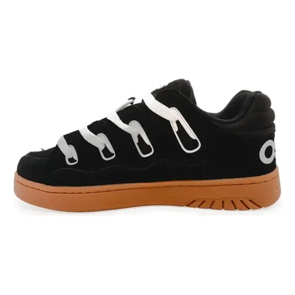 Zapatillas Osiris D3.s Para Hombre, Ancho Estándar Negro Blanco Cafe Lisa 10 Us