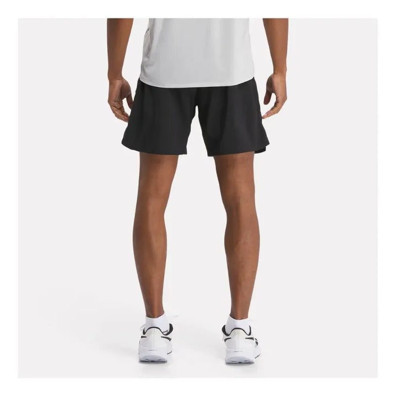 Short Running Reebok Para Hombre Negro