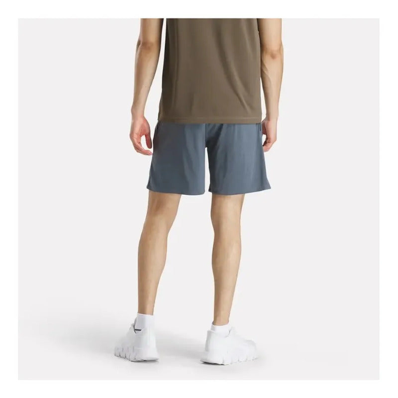 Short Reebok Hombre Id Train Knit Gris