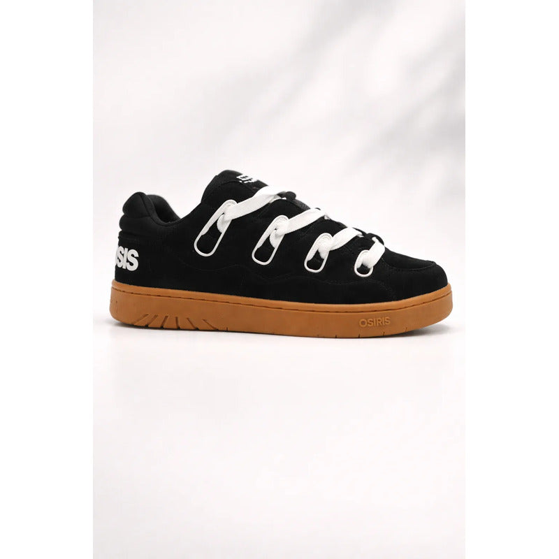 Zapatillas Osiris D3.s Para Hombre, Ancho Estándar Negro Blanco Cafe Lisa 9 Us